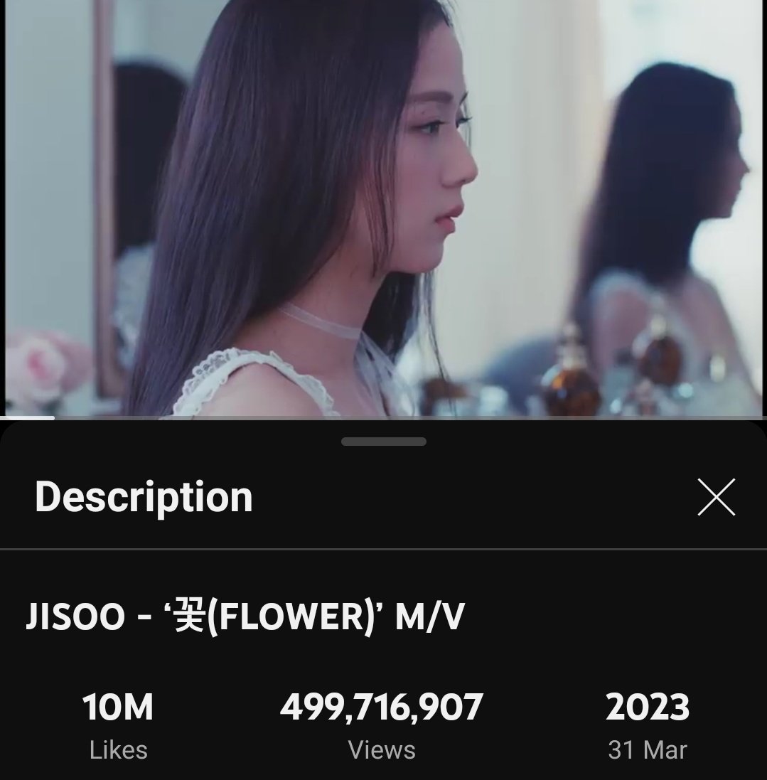 300k views more is needed‼️ Watch #FLOWER by #JISOO now on YouTube! 🫲 🌸 🫱 Drop your proof and tag your moots!! 🌹youtu.be/YudHcBIxlYw
