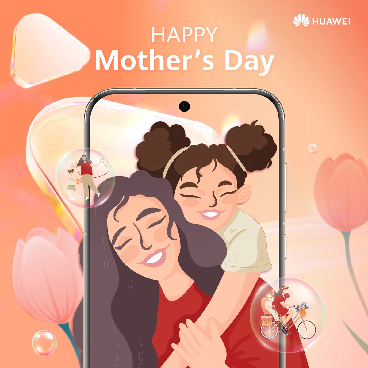Happy Mother's Day to all the amazing moms out there! 💐 Treat her to the perfect gift this Mother's Day with the stylish and sophisticated HUAWEI Pura 70. Let her capture every precious moment with elegance and ease. 

#HUAWEI #HUAWEIMY #MothersDay #HUAWEIPura70 #FashionForward