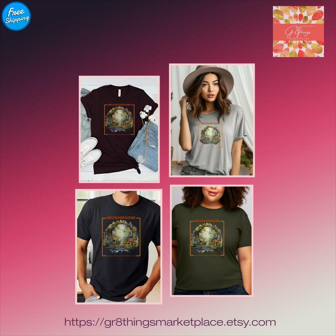 Sizzling hot deal! Mushroom like stumbling upon buried treasure T-Shirt, Watercolor Cottagecore Chic Tee, Naturecore Boho Wear, Nature, Botanical & Hippie Gift, available at a breathless price of $22.99 Ignite the town!
gr8thingsmarketplace.etsy.com/listing/166227…
#WomensGift #MensGift