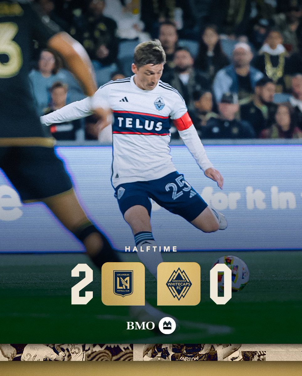 Down at the break. Big half needed to get back in this. Catch all the action on #MLSSeasonPass on the @AppleTV app, @TSN_Sports or listen at @AM730Traffic ⚽️ bit.ly/LAFCAppleTVAway #VWFC x @BMO