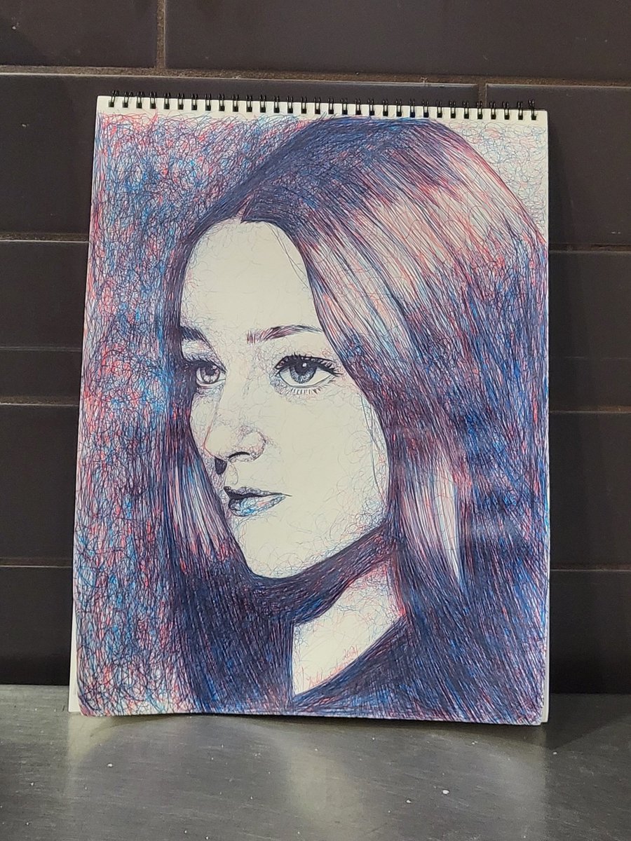 But the Lord is faithful, and He will strengthen you and protect you from the evil one.' - 2 Thessalonians 3:3 NIV 
Pen drawing of Olivia Hussey! 💗
#oliviahussey #pendrawing #scribbles #portrait #portraitdrawing #inkdrawing