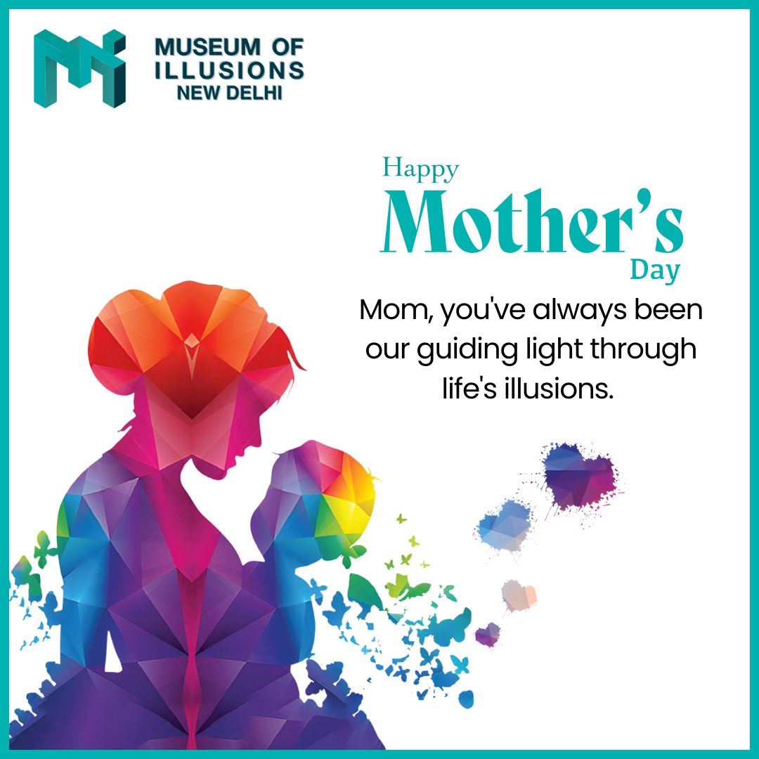 Celebrate the wonder of motherhood with a trip to the Museum of Illusions this International Mother's Day! 👩‍👧‍👦✨
.
.
#InternationalMothersDay #IllusionsOfLove #MothersDayMagic #MOINewDelhi #Empowerment #Inspiration #MuseumOfIllusionsNewDelhi #Celebration #LoveYouMom