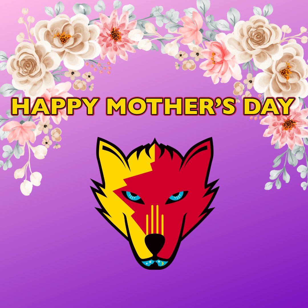 Happy Mother's Day from the New Mexico Ice Wolves! Thank you to our host moms, our player's moms, and all hockey moms, we couldn't do what we do without you! Bring your mom to skate for free at @outpostarena today at 11:30 a.m., 2:00 p.m., or 4:30 p.m.