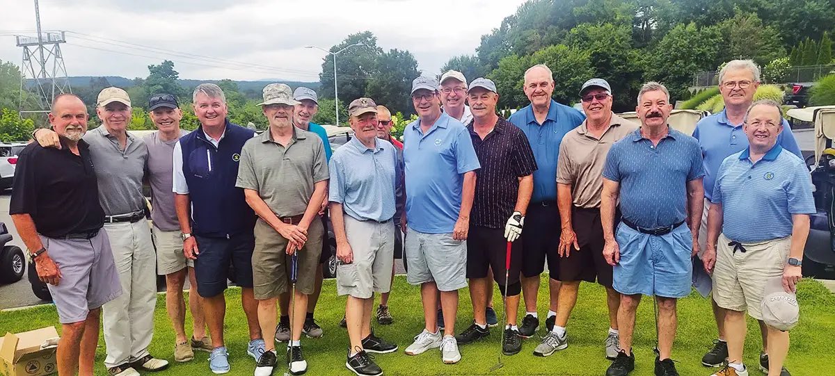 Kappa Pi Alpha Fraternity held its annual golf outing at Sterling National Country Club in Sterling, Mass., on August 4, 2023. They played in memory of their recently departed brother, Andy York ’73.