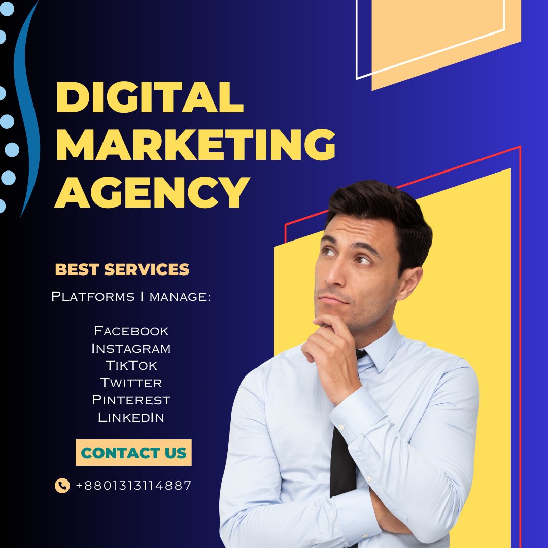 I will be your social media manager,content creator,instagram manager,digital marketing
#digitalmarketing #digitalmarketingagency #digitalmarketingtips #digitalmarketingstrategy #digitalmarketingtraining #digitalmarketingstrategist #digitalmarketingtools