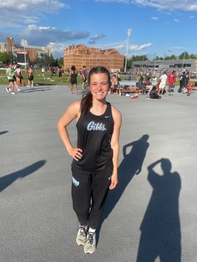 RECORD BREAKER:  Addison Miller is the Sectional 200M Champion and new school record holder with a time of 25.5. She is headed to state in the 100M, 200M AND 400M!!