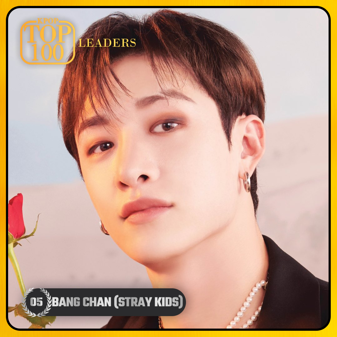 TOP100KPOP's tweet photo. TOP 100 – K-POP LEADERS

#5 BANG CHAN (#STRAYKIDS)

Congratulations! 🎉 https://t.co/G62crXkL9H