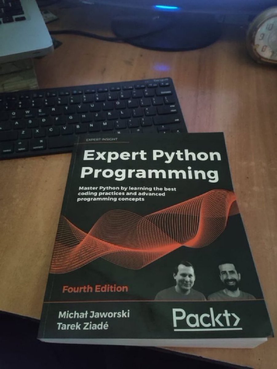 Expert #Python Programming — Master Python by learning the best #coding practices and advanced programming concepts (4th Edition, 630 pages): amzn.to/3AuZQad 
————
#DataScience #DataScientists #AI #MachineLearning #PyDev #Developer