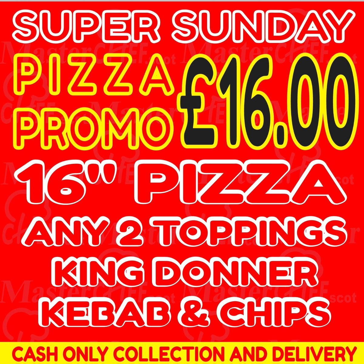 masterchef_scot's tweet image. CASH IS KING SUPER SUNDAY DEALS 
Full portions guaranteed and no half measures Today only grab a munch from the sensational deals Collection or Delivery by calling the shop directly 01418807766 CASH ONLY DEALS  (when placing the order you will have to mention PROMO) T&amp;amp;C