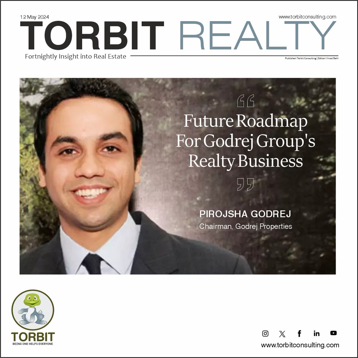 Experience the future of real estate with Godrej Group's dynamic roadmap, guided by Chairman Projsha Godrej's vision!

Read more: shorturl.at/wBKV9

#torbitrealty #GodrejRealty #godrejgroup #realestatebusiness #FutureOfRealEstate #FutureReady #ICICI #InnovationAhead