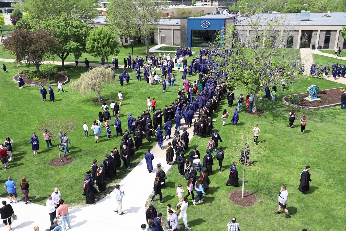 What a view! One of our favorite #TritonTraditions at Commencement is the Faculty Tunnel as our graduates exit Hodges Fieldhouse! The perfect way to celebrate them one final time! 💙🎓 #TritonNation #TheTritonWay #TritonExperience #AlwaysATriton