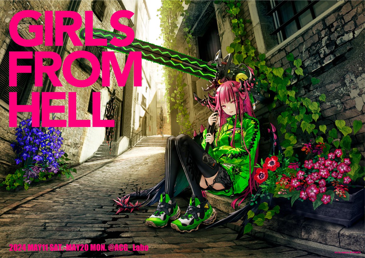 BPOSinfo's tweet photo. 【2日目！】
redjuice個展『GIRLS FROM HELL』！
⚡⚡⚡🔥
https://t.co/EtjovdRiFj
#GIRLSFROMHELL https://t.co/f8i160K5lO