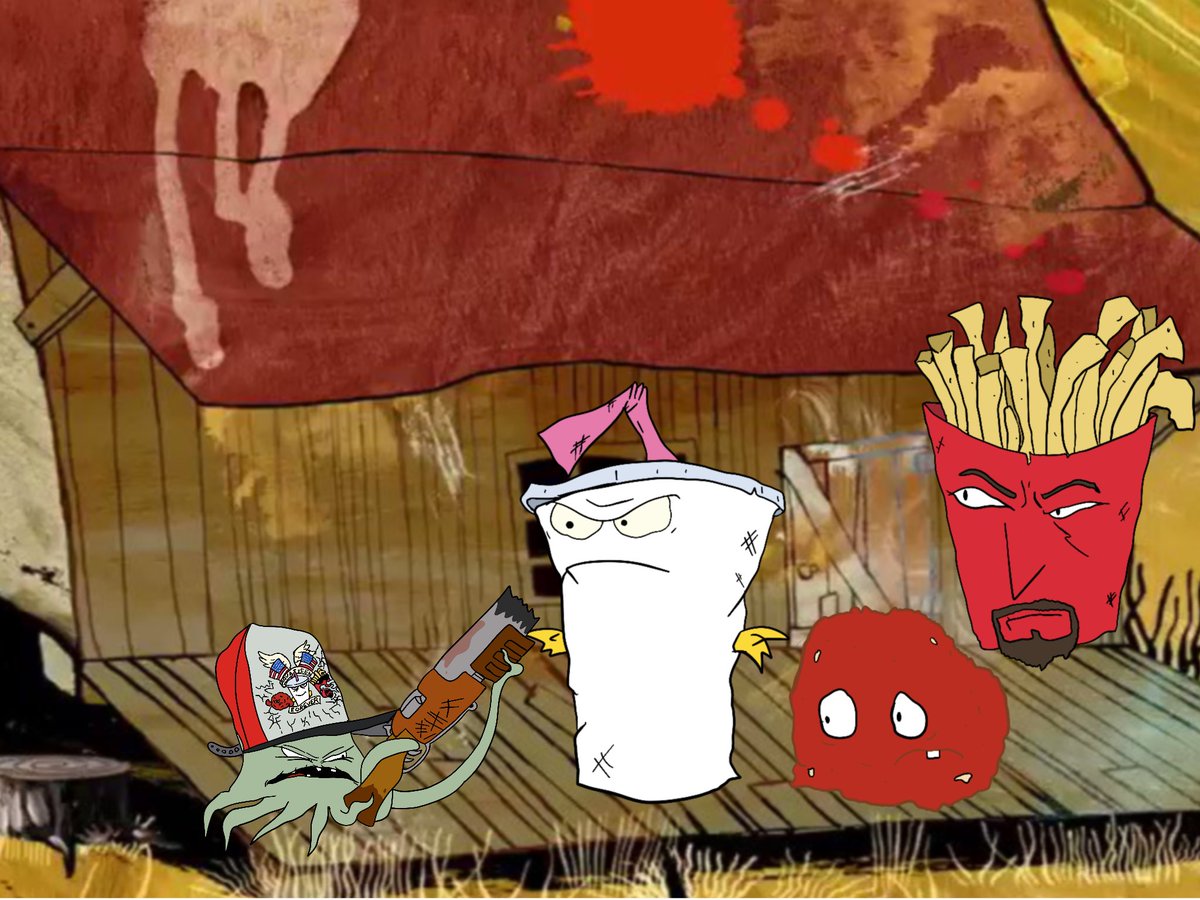 Early Cuyler from squidbillies is not a fan of no food on his property!