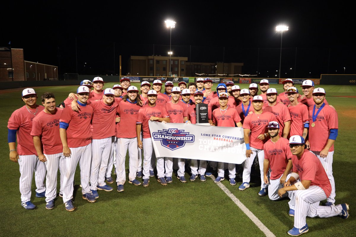 The 2024 Lone Star Conference Baseball Tournament Champions: <a href="/LCUCHAPS/">LCU Chaparrals</a>. ⚾️🏆

🔗 bit.ly/4diG8lp

#LSCbase #D2bsb