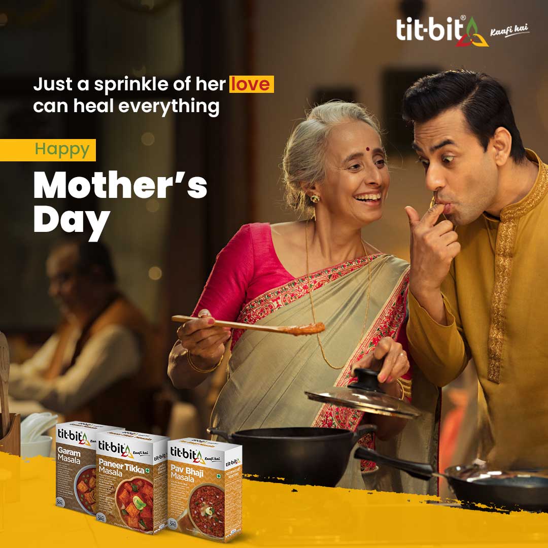 Happy Mother’s Day to the one who adds a flavourful presence to our lives and takes all our worries away. 😘🤩💚

#TitbitSpices #TitBit #KaafiHai #mothersday #mom #momslove #love #motherhood #together #family #momislife #momiseverything #happymoment #spreadlove #loveforever #food