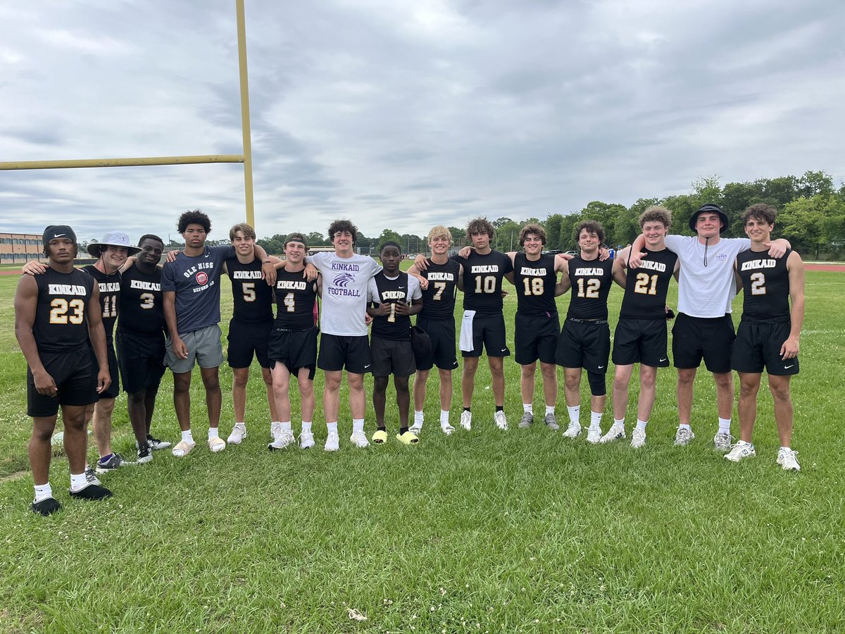 Starting 7 on 7 season off with a 4-0 performance. #TheStandard #FAMILY