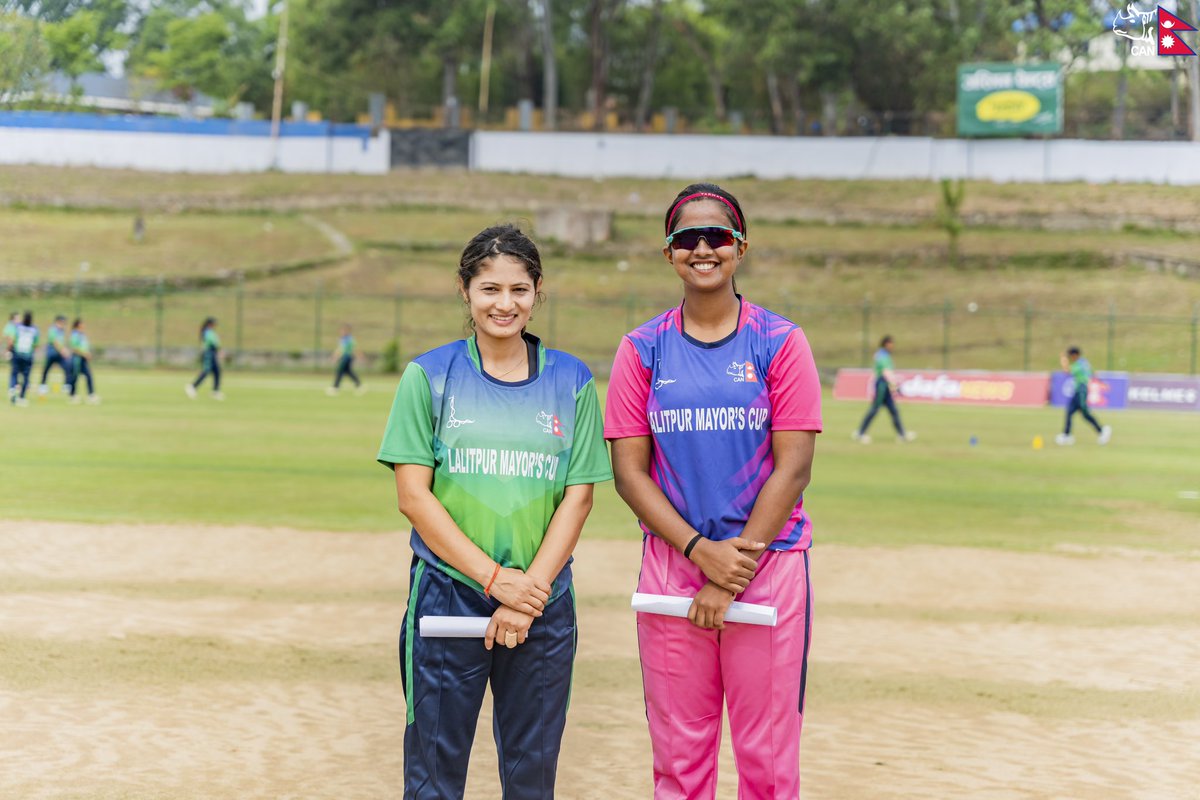 Lalitpur Mayor’s XI have won the toss and are fielding first ⚡️🏏

#HerGameToo | #WomensCricket | #NepalCricket