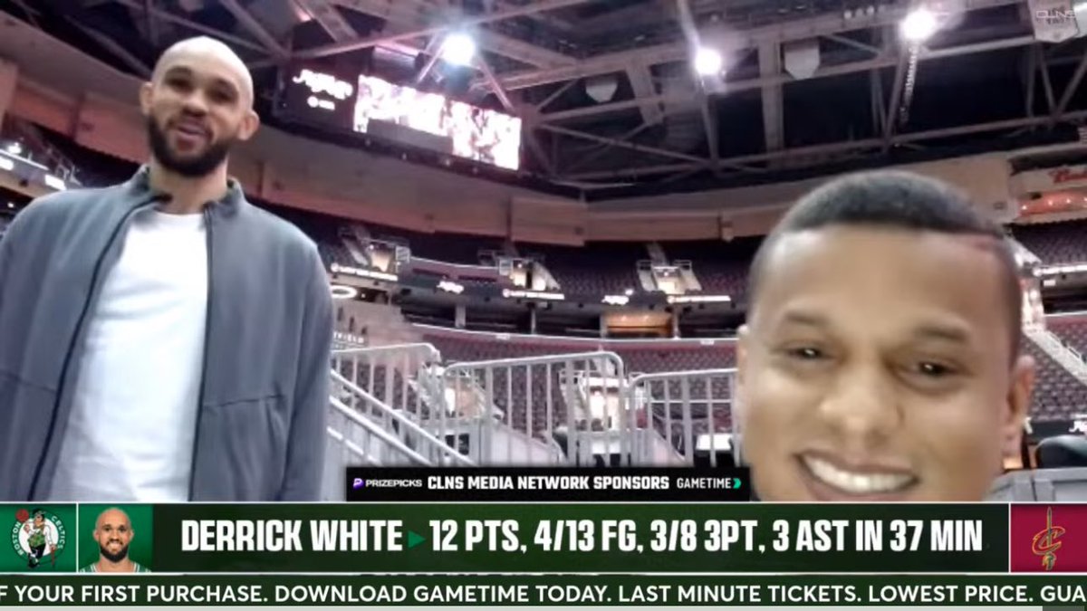 Derrick white just appeared on post game and answered questions Here’s the show: youtube.com/live/DHwSeUeIr… It’s def #DifferentHere #celtics