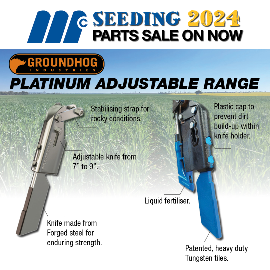 🌱 Grab a copy of our 2024 seeding parts catalogue to discover amazing offers, like the NEW Groundhog Platinum Adjustable range. Stock is limited so place your order today! To access even more fantastic deals from the biggest seeding brands, grab your copy in-store today.