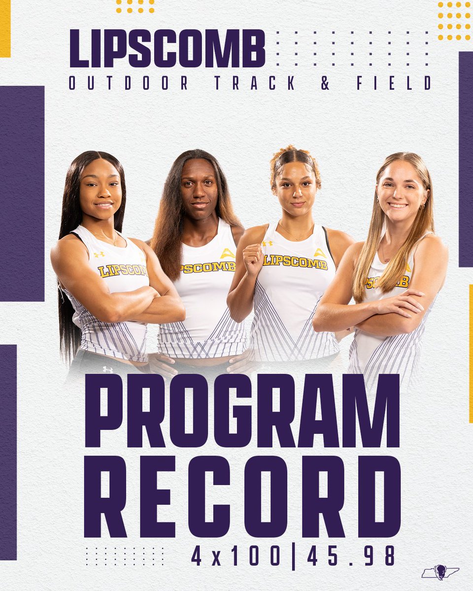 ‼️ PROGRAM RECORD ‼️ New program record in the 4x100m on the women's side!! Congrats to these four! #IntoTheStorm ⛈️ | #HornsUp 🤘