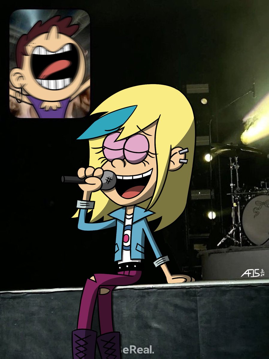 'Sam's Loudest Fan' Looks like another art train to jump onto. For my submission, I decided to have Sam Sharp be the one crooning on the stage, while Luna Loud cheers her on in the only way she does best: as loud as possible. #TheLoudHouse