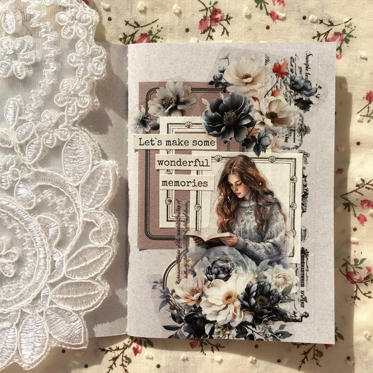 “ Let's make some wonderful memories ”

- Christine Simon ; Ma réalisation Scrapbooking