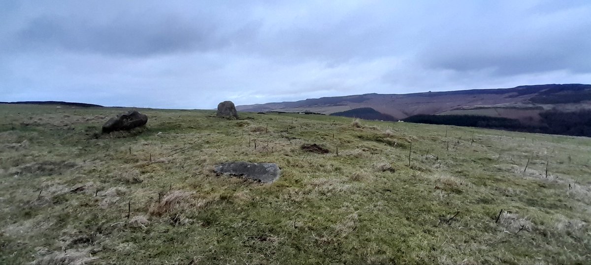 #standingstonesunday.crook hill ring cairn/ stone circle not sure  which in the derbyshire peak district