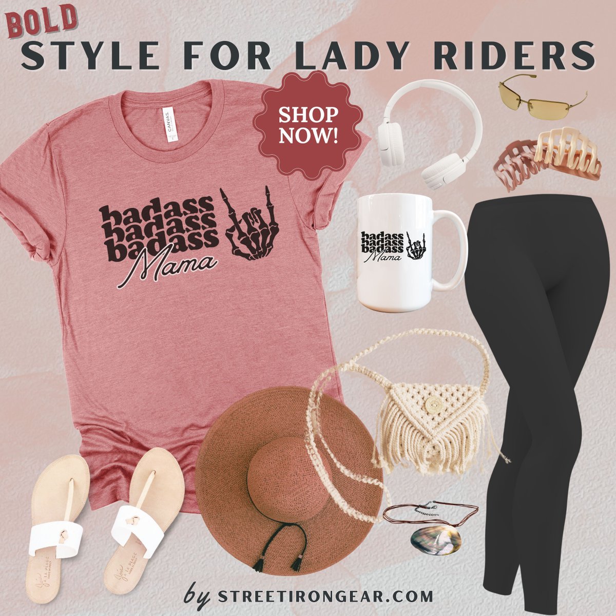 Happy Mother's Day Lady Riders!
For all the fierce moms out there, this one's for you. Snag yours at StreetIronGear.com! 🌸

#StreetIronGear #BadassMama #MomLife #SkullStyle #BikerMama #TrendyMoms #HappyMothersDay #ShopForMom 

SHOP NOW!
buff.ly/3xNQOIK
