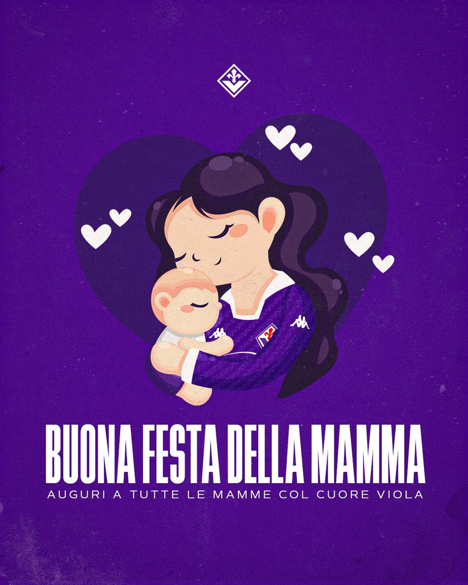 Buona festa della mamma, tifose viola💜🤱🏻

#forzaviola #fiorentina