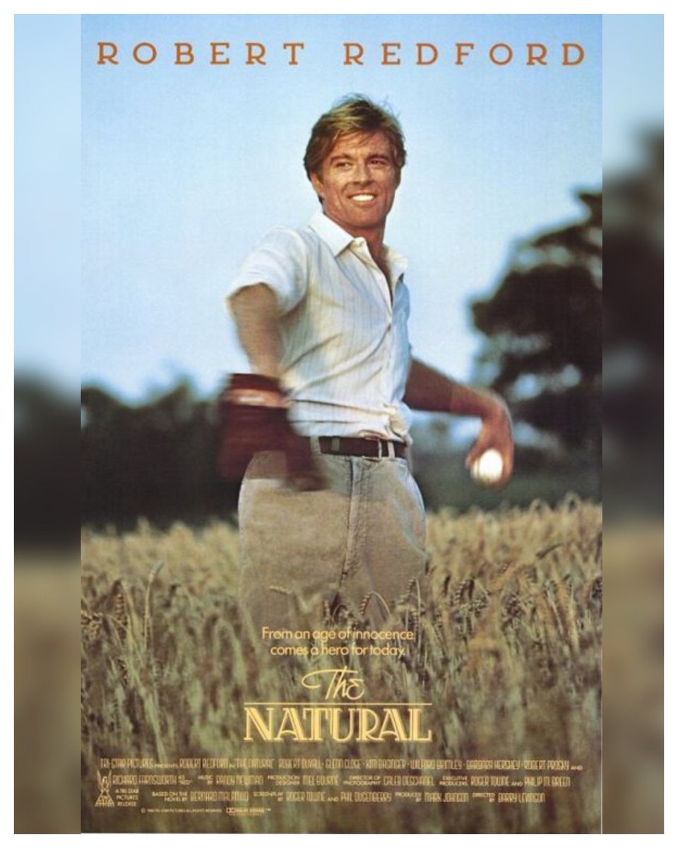 40 Years #TheNatural Starring: #RobertRedford #RobertDuvall #GlennClose #KimBasinger #WilfordBrimley #BarbaraHershey #RobertProsky #RichardFarnsworth Directed By: #BarryLevinson ⚾️ #WreckLeaguePodcast