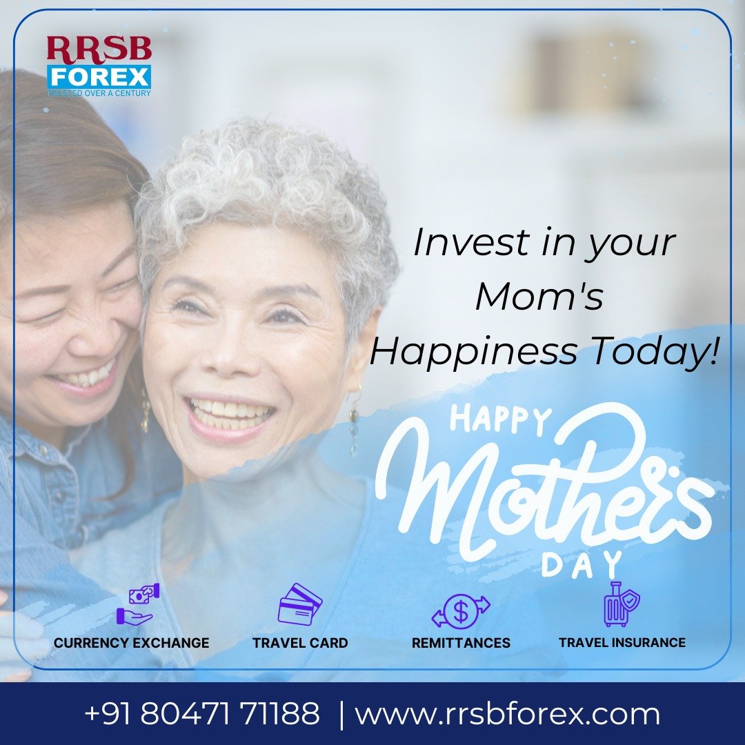 May your investments in love and care yield infinite returns. Happy Mother's Day!Let's celebrate the strongest currency of all: maternal love!

#rrsbforex #mothersday