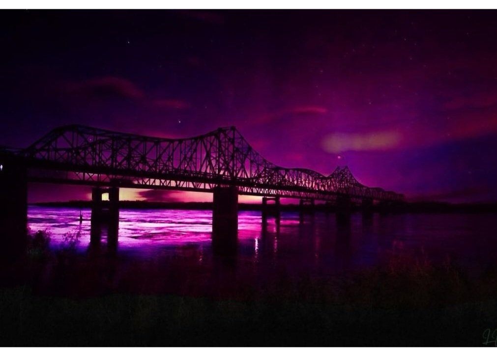 Northern Lights in  Vicksburg Ms.