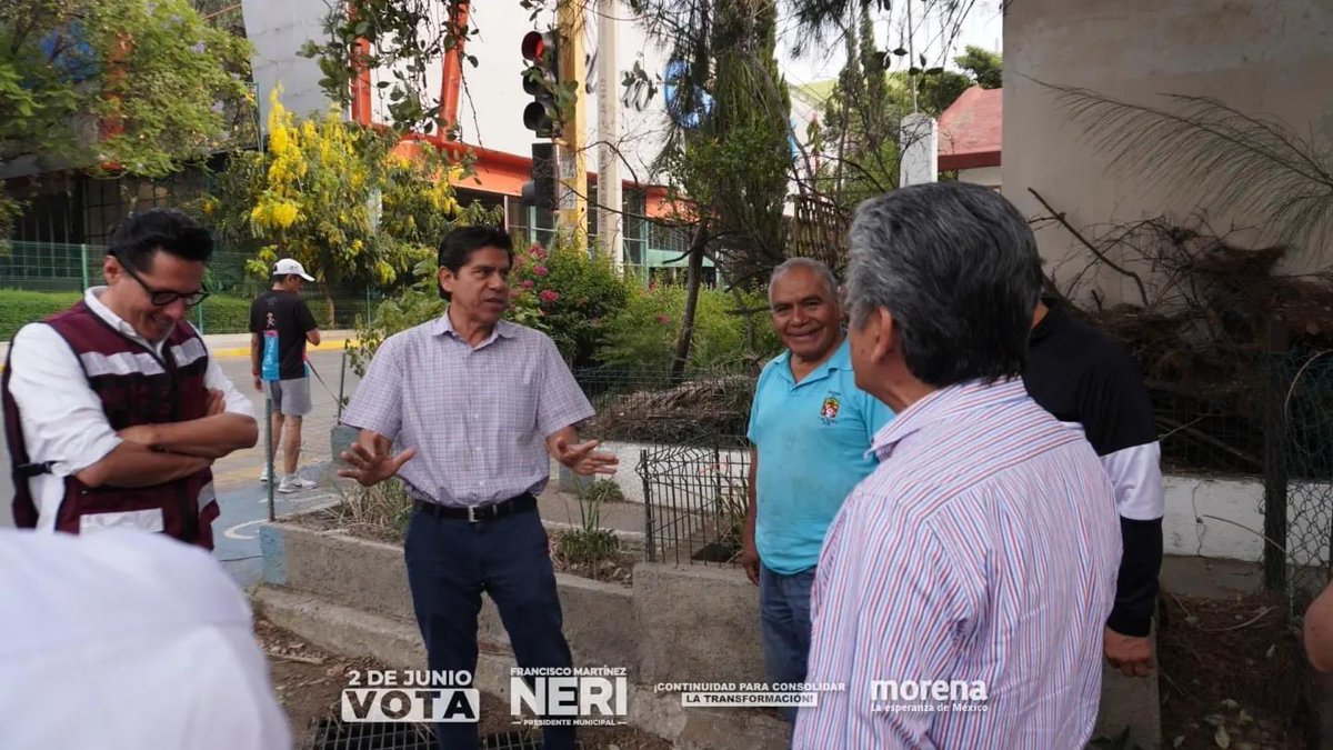 #Elecciones2024 @FMartinezNeri Candidato de Morena a la Presidencia Municipal de Oaxaca de Juárez. 👇👇👇👇 Desde muy temprano, en compañía de vecinos y vecinas de la colonia Reforma, iniciamos un recorrido para identificar las necesidades de esta demarcación. Agradecemos que…