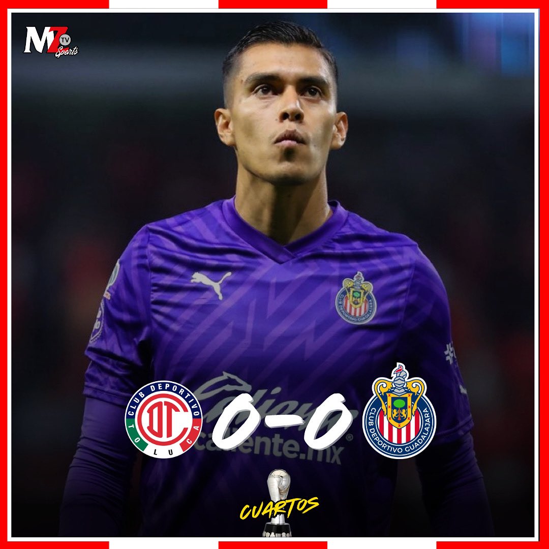 DeportesMZTV's tweet photo. 🐏¡AVANZAN LAS CHIVAS!🐏
En el Nemesio Diez🏟️, Chivas avanza a las semifinales después de un gran partido de su guardameta🧤, el "Rebaño Sagrado" está en semifinales🌟❤️🤍❤️🤍
#Chivas #ChivasDeGuadalajara #ChivasRayadas #LigaMX #Liguilla https://t.co/RxFeqGxvZy