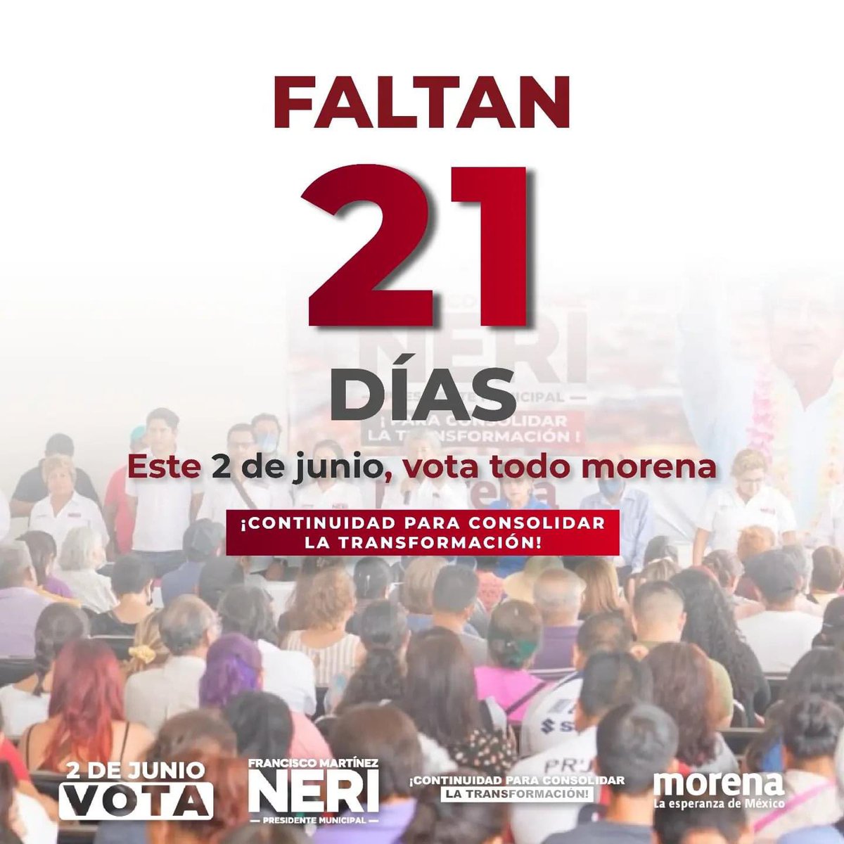 #Elecciones2024 @FMartinezNeri Candidato de Morena a la Presidencia Municipal de Oaxaca de Juárez. 👇👇👇👇 ¡Este 2 de junio el triunfo será nuestro! #VotaTodoMorena #ParaConsolidarLaTransformación en #OaxacaDeJuárez #Oaxaca #5De5PorMorena