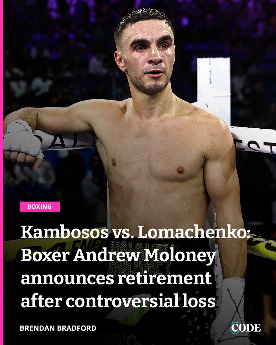A furious Andrew Moloney retired in disgust following his controversial split decision world title defeat to Pedro Guevara, but said he would consider an immediate rematch. 🥊 #LomachenkoKambosos STORY | bit.ly/3QK7cjZ ✍️: @1bbradfo