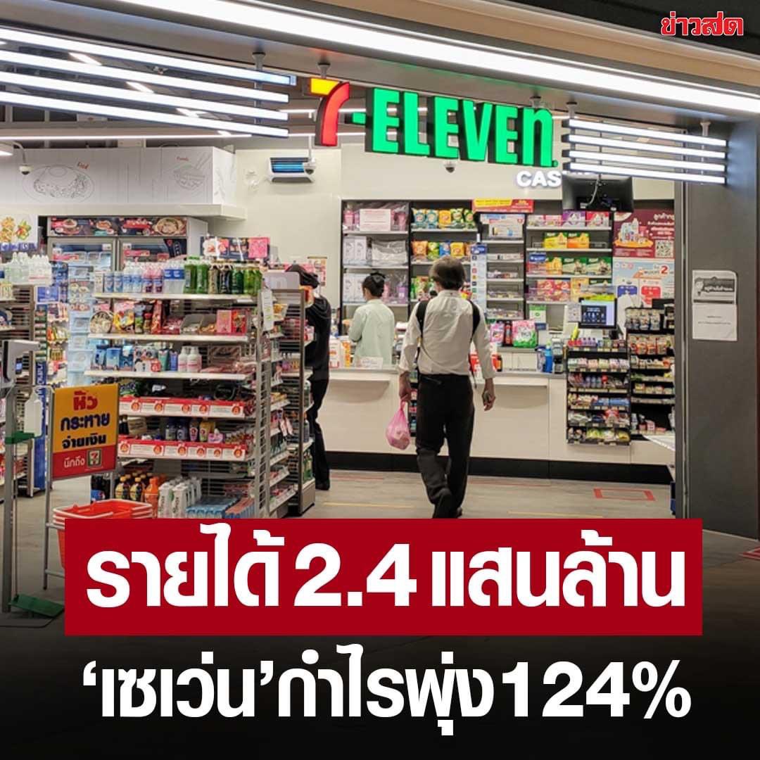 คาด ไตรมาส 4 รายได้พุ่งกระฉูด‼️
กว่านี้แน่ ๆๆ  🤔🤔
👇🏻 CPALL แจ้งตลาดหลักทรัพย์แห่งประเทศไทย โชว์รายได้ไตรมาสแรก 2.4 แสนล้าน 'เซเว่น' กำไรพุ่ง 124%
#เซเว่น  #ดิจิทัลวอลเล็ต