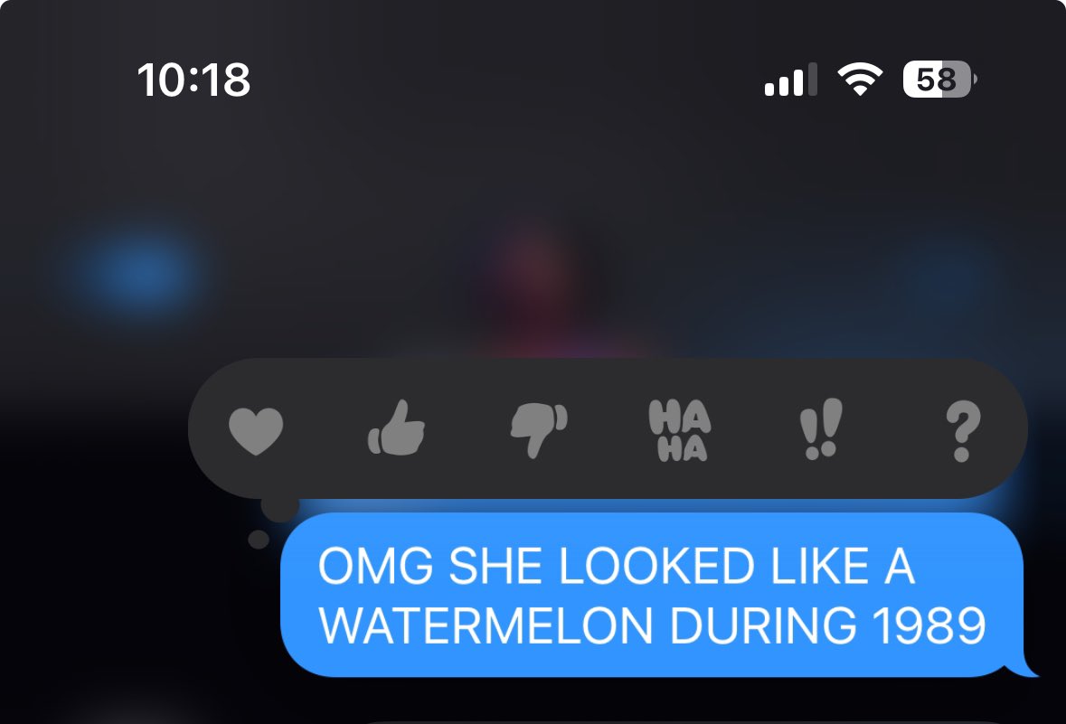 my literally text to my bf earlier when seeing this because as a watermelon swiftie girlie i was winning