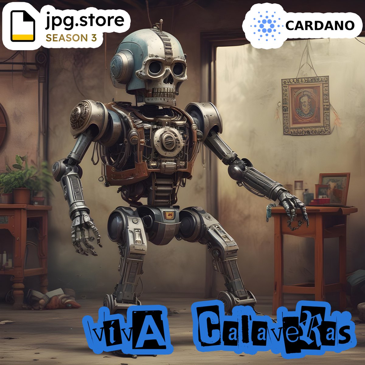 Viva Calaveras on Cardano via jpg.store ! These NFTs can be redeemed for a signed 3D printed K-SCOPES® Trading Card.

DOM-109
jpg.store/listing/226772…

#cardano #ADA #CardanoNFT #NFT #vivacalaveras #calaveras #kscopes #tradingcards #3dprinting #AI #AImusic