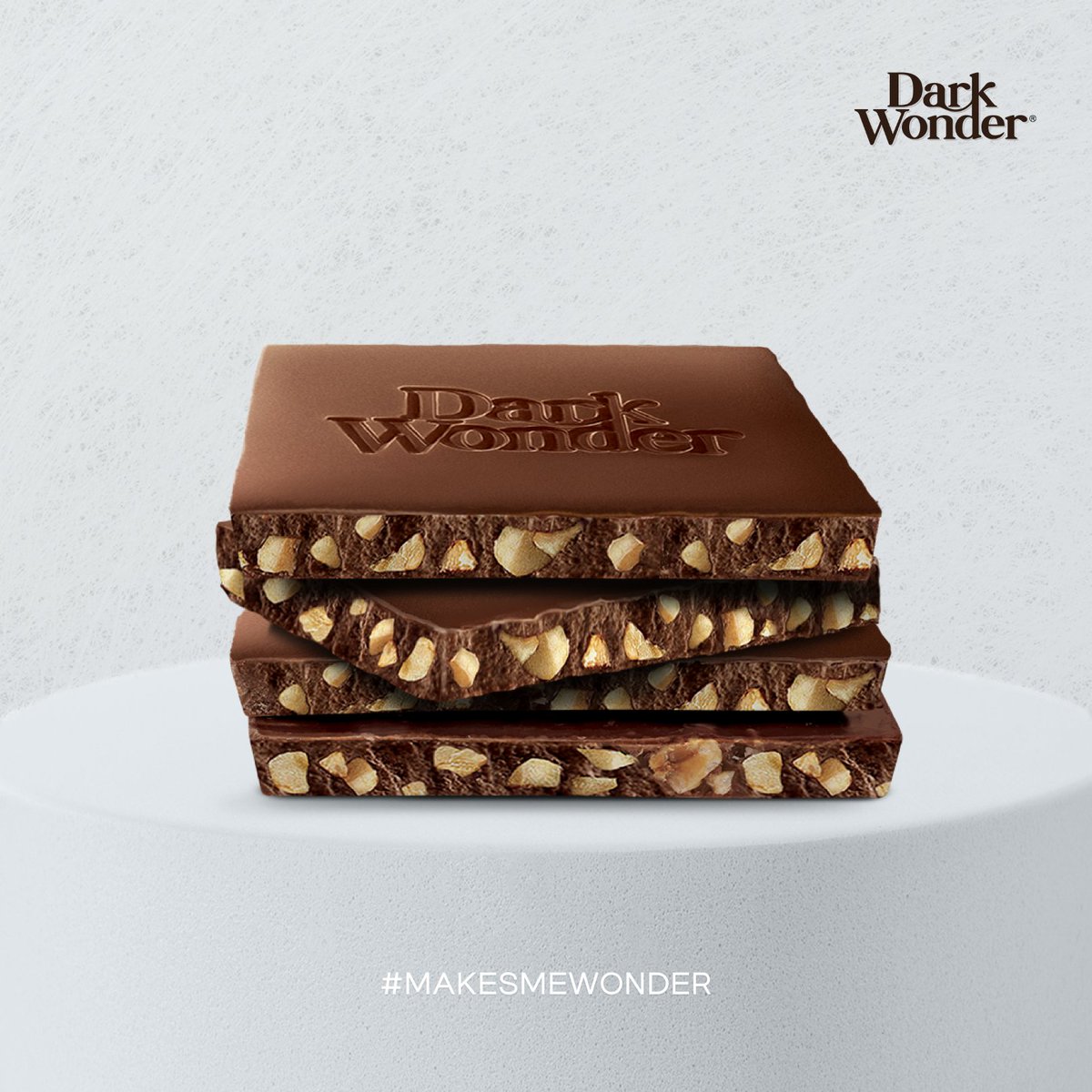 This is the temptation you've been waiting for, isn’t it? Smooth dark chocolate paired with a satisfying crunch, creating the best munching experience just for you.

#DarkWonder #DarkWonderChocolate #MakesMeWonder #DarkWonderMoment