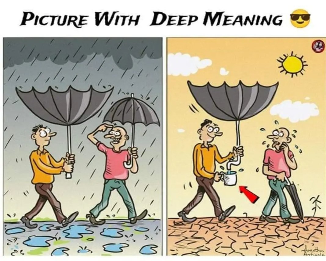 Really picture with deep meaning 
#rain #environment
#Rainworld #environmental 
#EnvironmentalJustice