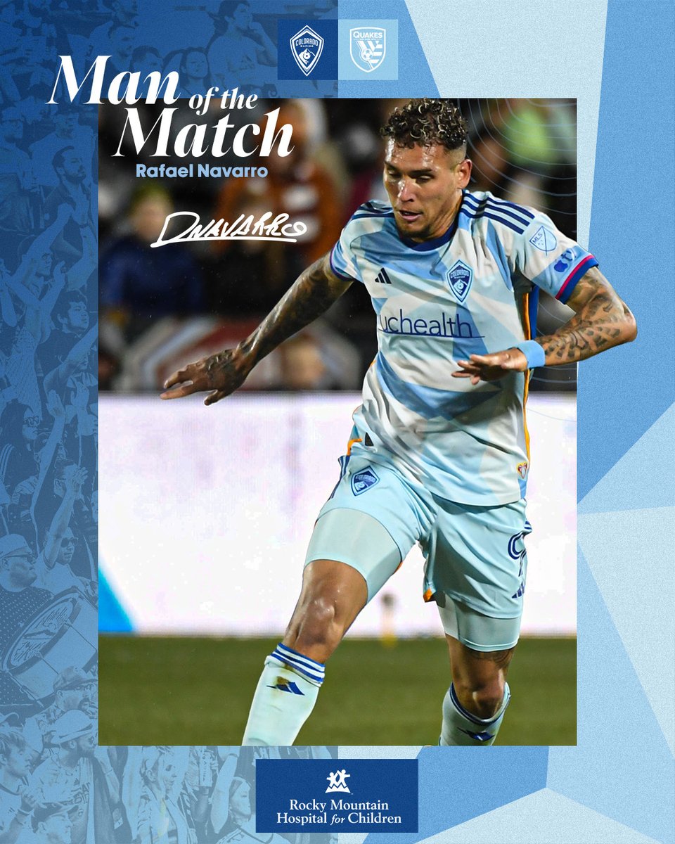 Homem do Jogo 🇧🇷 Rafael Navarro is tonight's @RMHCFamily Man of the Match! #COLvSJ