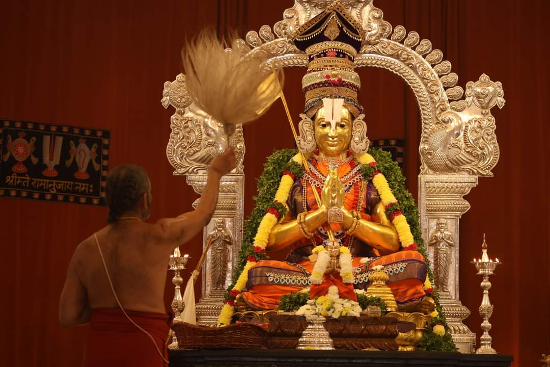 Ramanujacharya one who pioneered the Vishishtadvaita doctrine of the Vedanta philosophy.

#RamanujacharyaJayanti