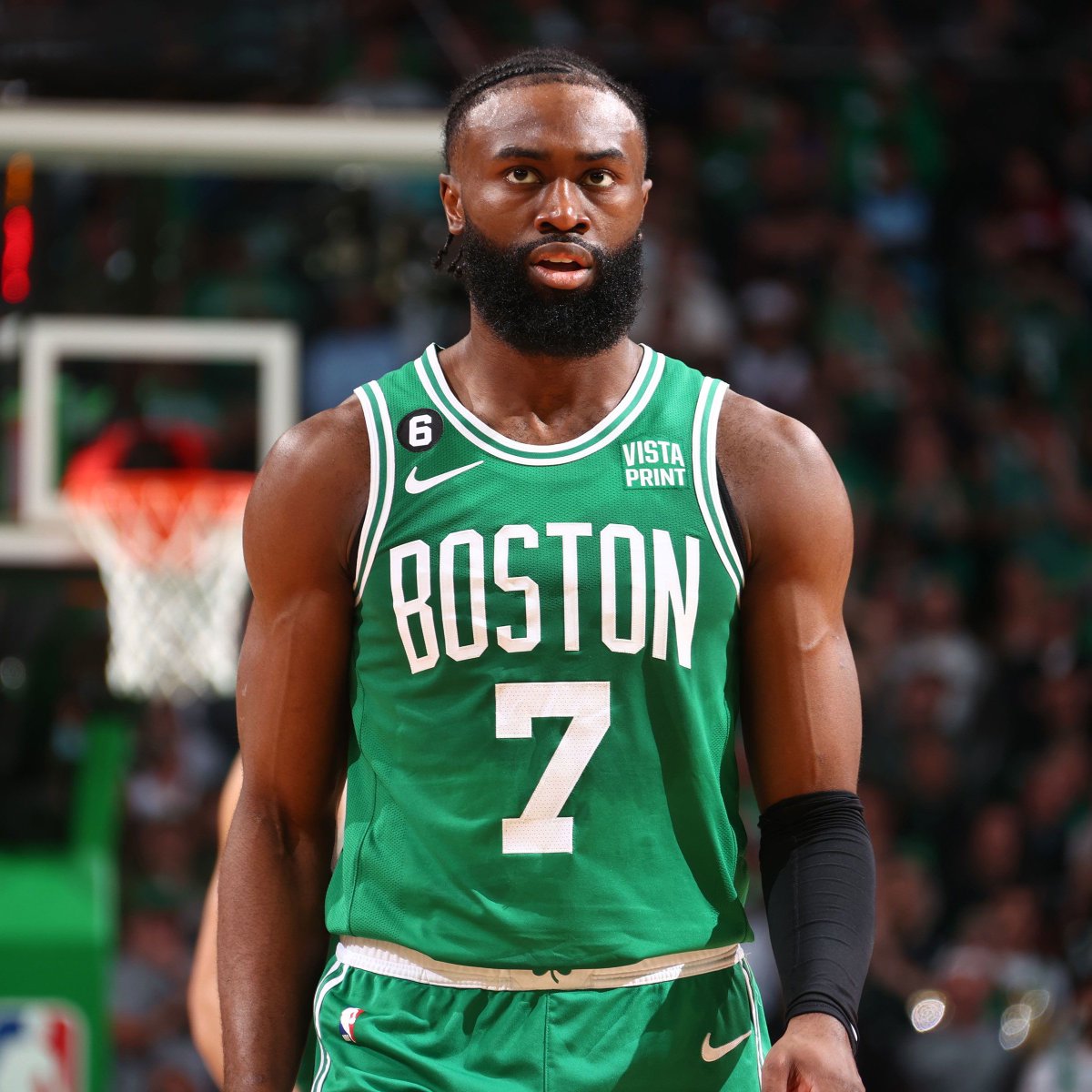 Jaylen Brown on what he told the Celtics before Game 3: “We're not here to play around. We didn't come to Cleveland for the weather.” (via @CelticsCLNS)
