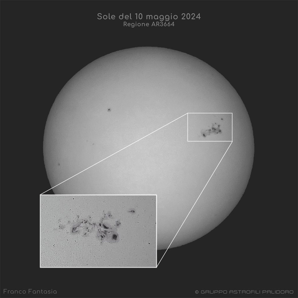 Right now, one of the largest sunspot groups in recent history is crossing the Sun. Active Region 3664 is not only big -- it's violent, throwing off clouds of particles into the Solar System. Some of these CMEs are already impacting the Earth, and others might follow. At the