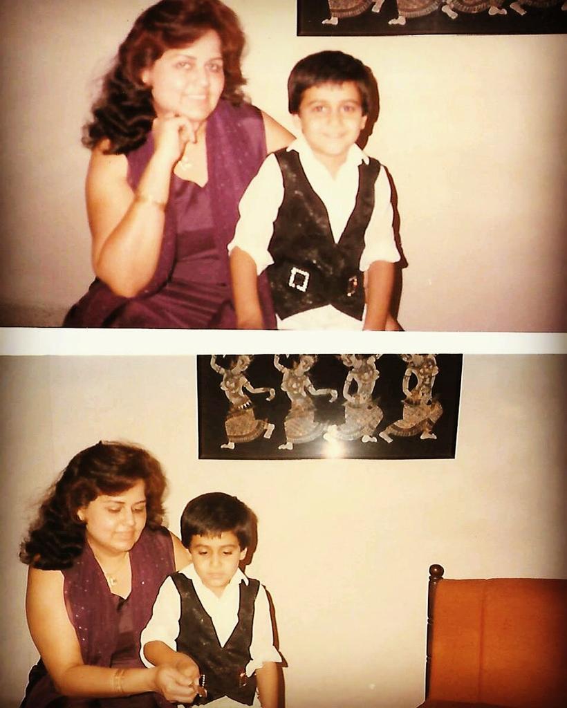 A precious throwback ❤️ @emraanhashmi with his mama 😍 #MothersDay #EmraanHashmi