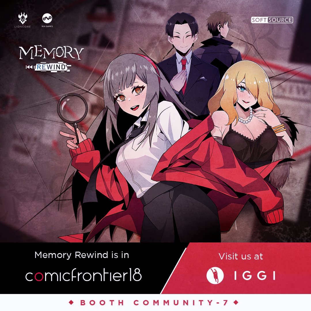 lioncoreid's tweet photo. IT'S TODAY 🔥🔥🔥🔥

Memory Rewind goes to Comifuro 18!
Don't forget to visit us at IGGI community booth ! And got a chance to win special prize! https://t.co/h64I2pzJWb