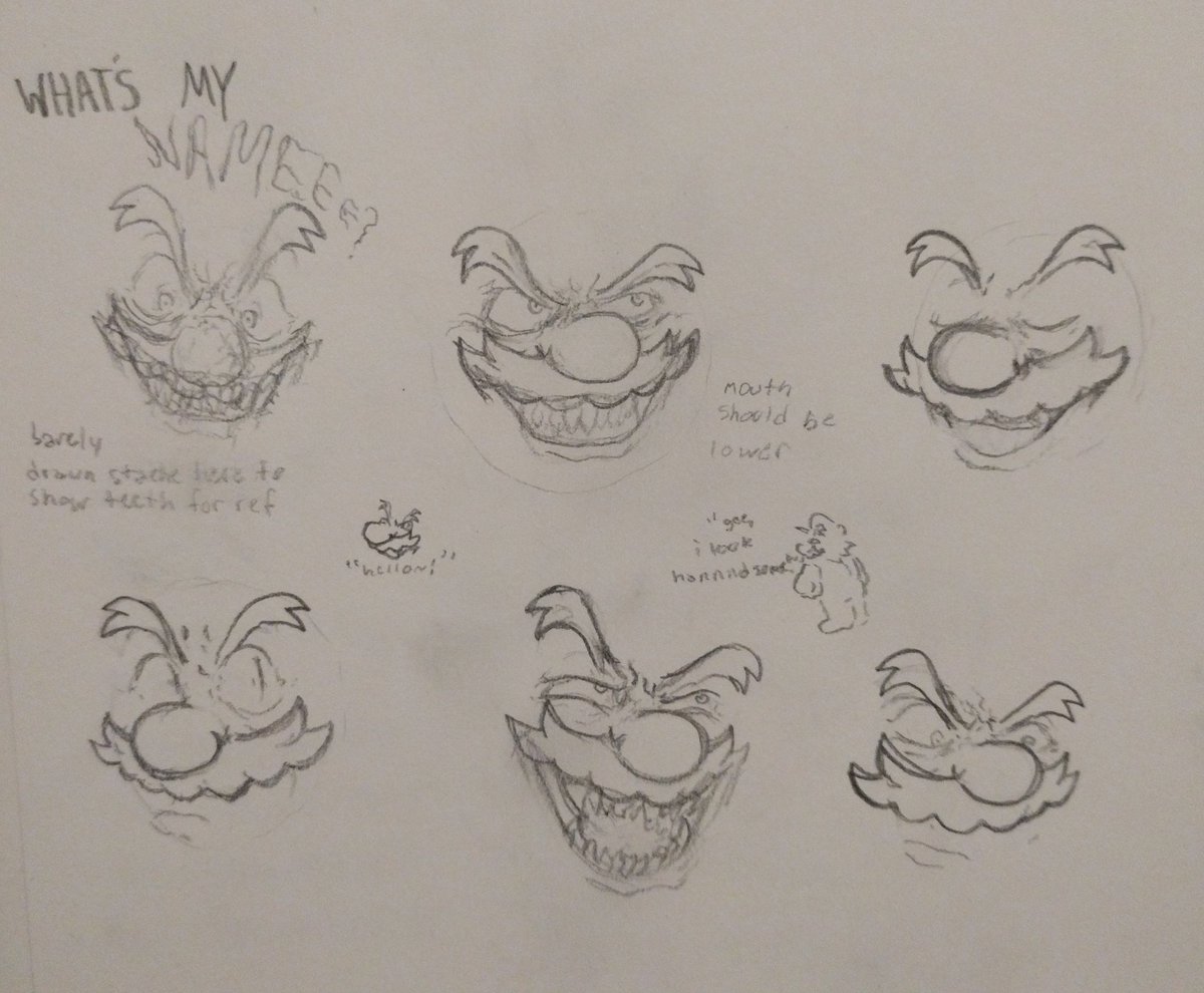 Messin around with All-Father expressions, any thoughts?

Tryna also give him a more visible bottom lip + make em look more natural with a fully closed mouth 
#marioexe #creepypasta