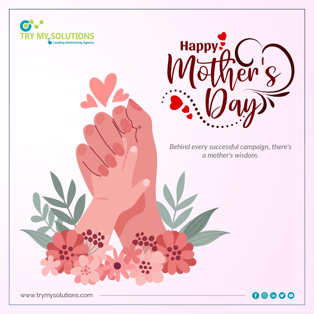 trymysolutions's tweet photo. Happy Mother's Day from all of us at Try My Solutions 👩‍👧❤️👩‍👦

#mothersday #12may #digitalmarketing #performancemarketing #love #motherlove #socialmedia #instagood https://t.co/jIcwY05n6e