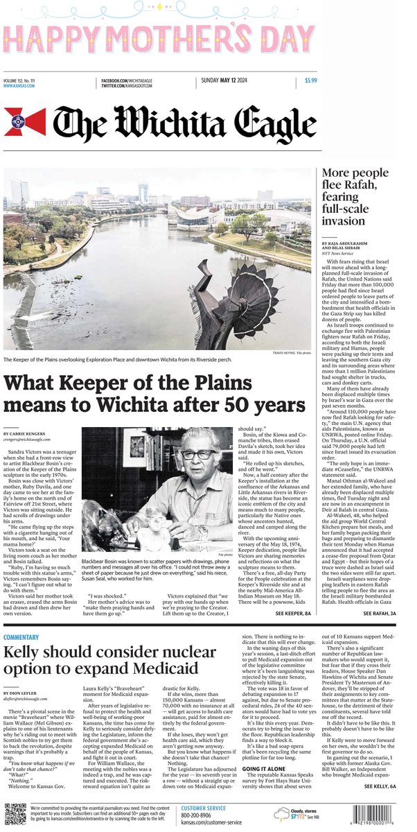 🇺🇸 What Keeper Of The Plains Means To Wichita Fater 50 Years ▫@CarrieRengers ▫is.gd/Hc7zUH 👈 #frontpagestoday #USA @kansasdotcom 🇺🇸